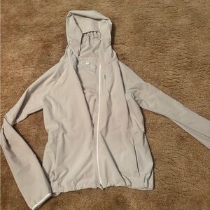 Athleta Beige Hooded Jacket